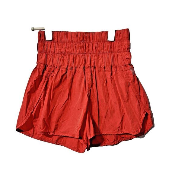 Free People FP Movement Shorts Women's Coral Orang The Way Home Lined Size Small - Picture 2 of 8